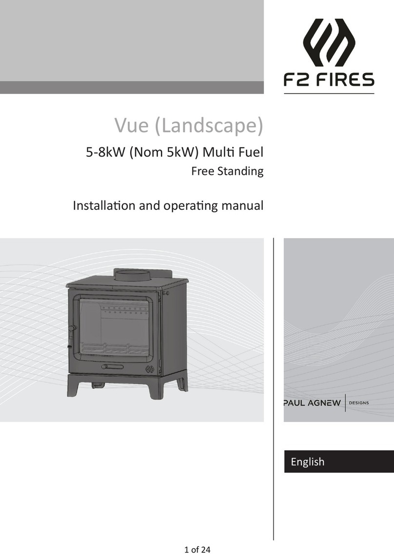 F2 Fires Vue Landscape Installation and operating manual