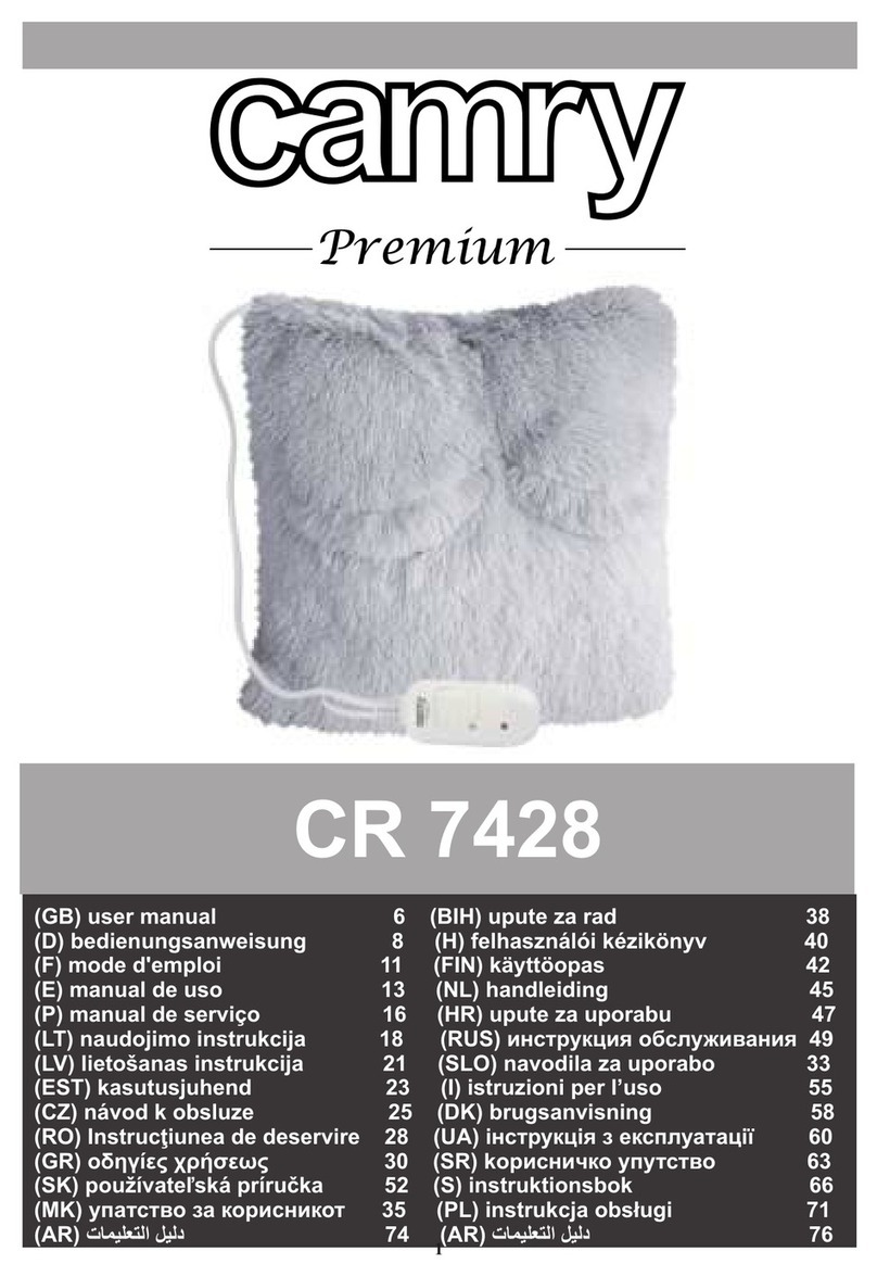 camry Premium CR 7428 user manual