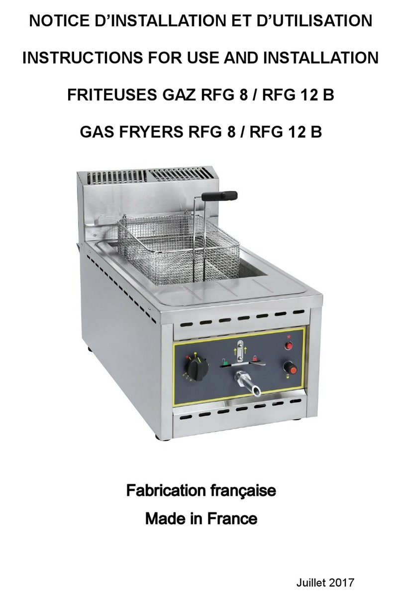 Roller Grill RFG 12 B Operation manual Roller Grill RFG 12 B Operation manual