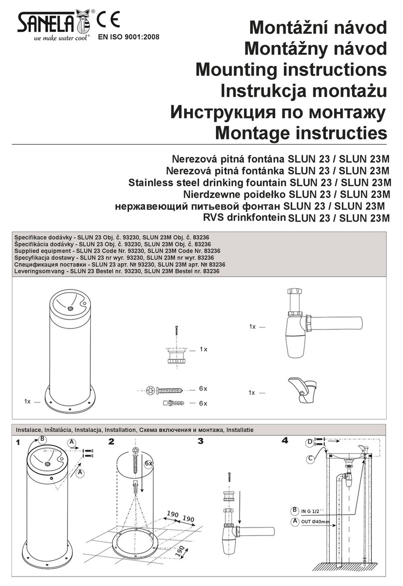 Sanela SLUN 23 Mounting instructions