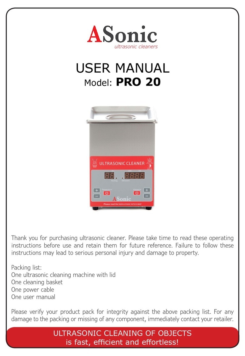 ASONIC PRO 20 user manual