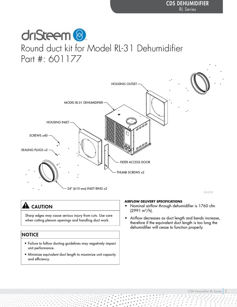 DriSteem RL Series manual