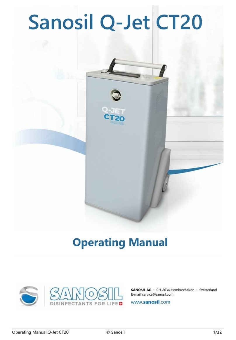 Sanosil Q-Jet CT20 operating manual