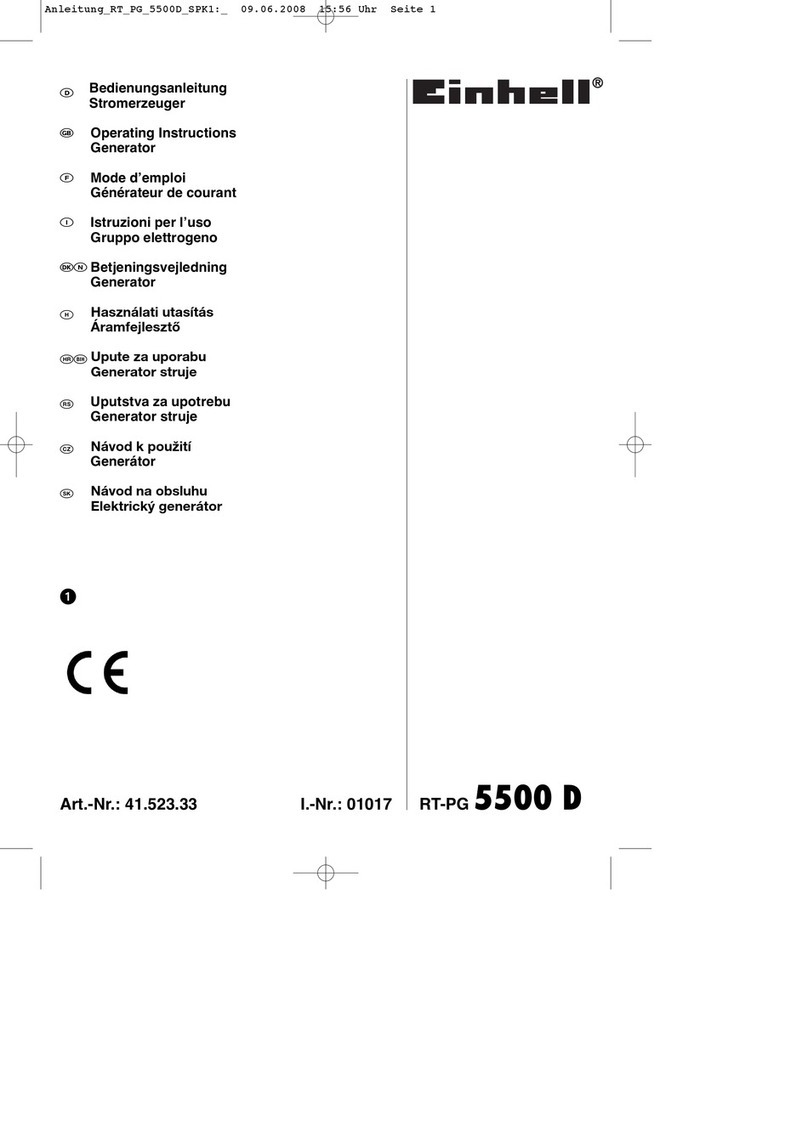 EINHELL RT-PG 5500 D operating instructions