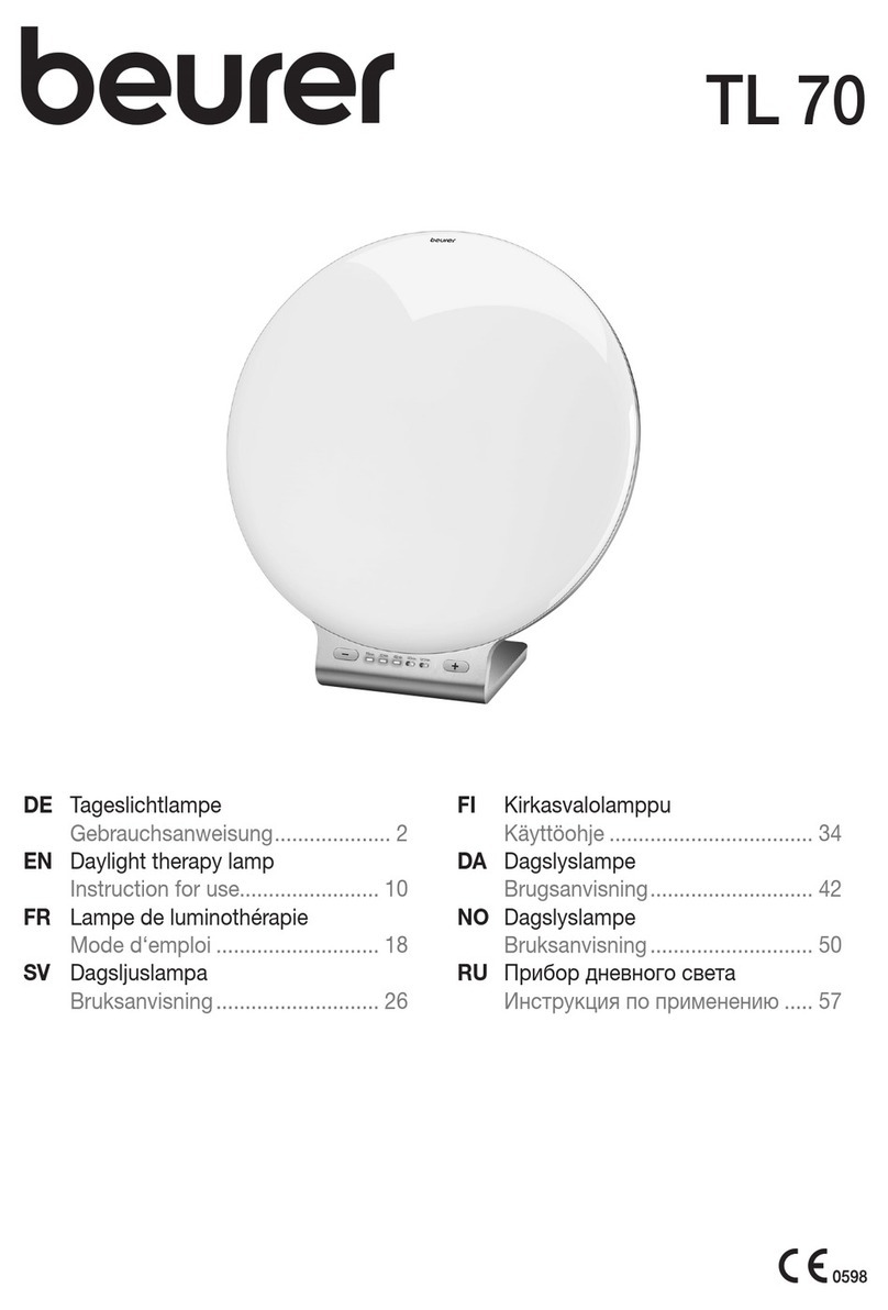 Beurer TL 70 Instructions for use