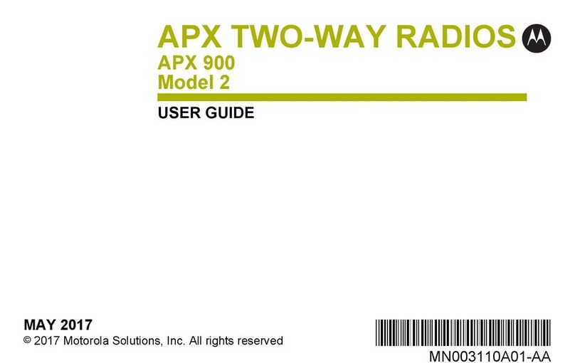 Motorola solutions APX 900 2 User manual