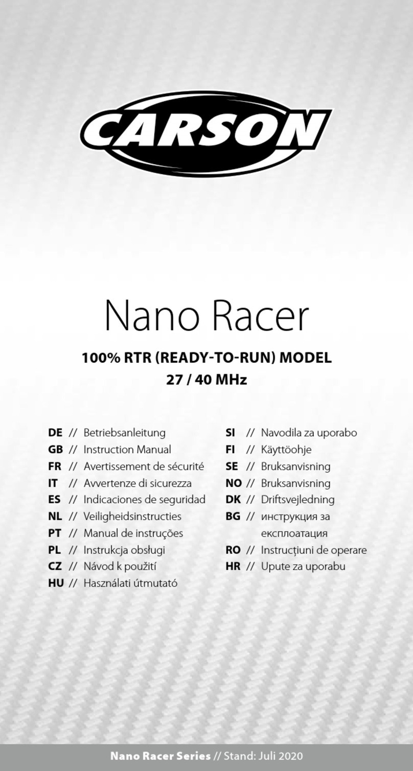 Carson Nano Racer 27/40 MHz User manual