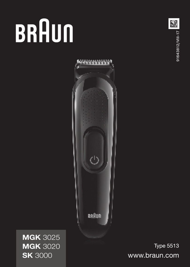 Braun MGK 3025 instructions