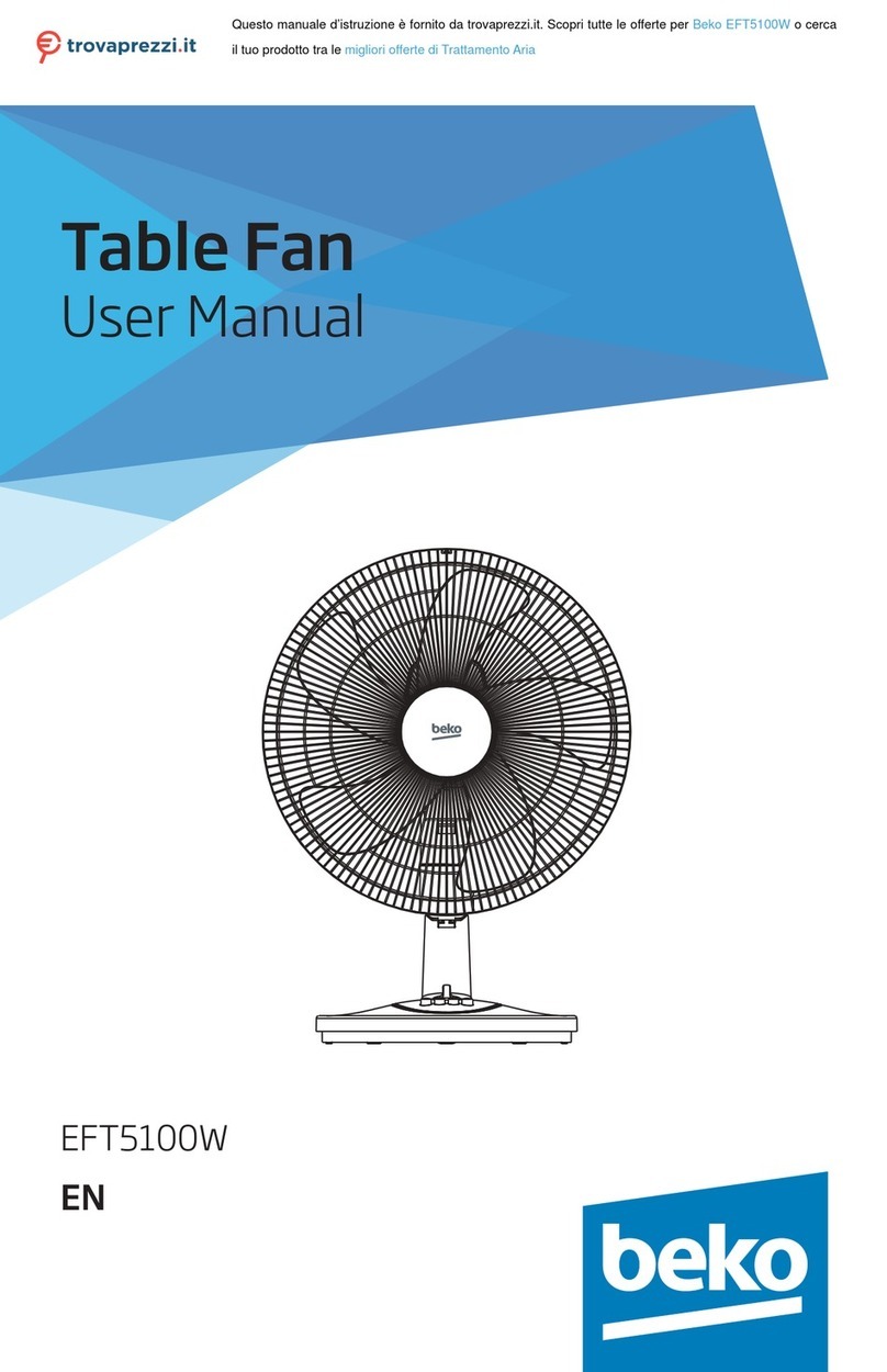 Beko EFT5100W User manual