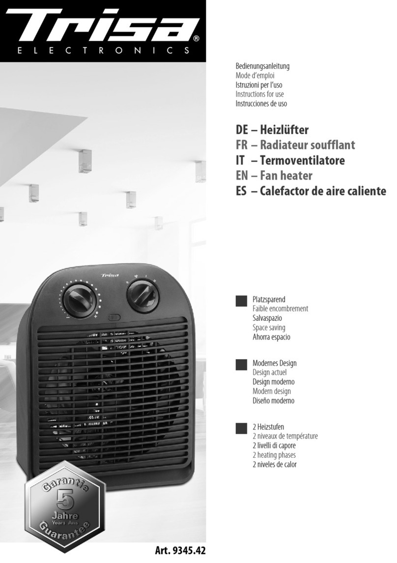 Trisa electronics 9345.42 Instructions for use