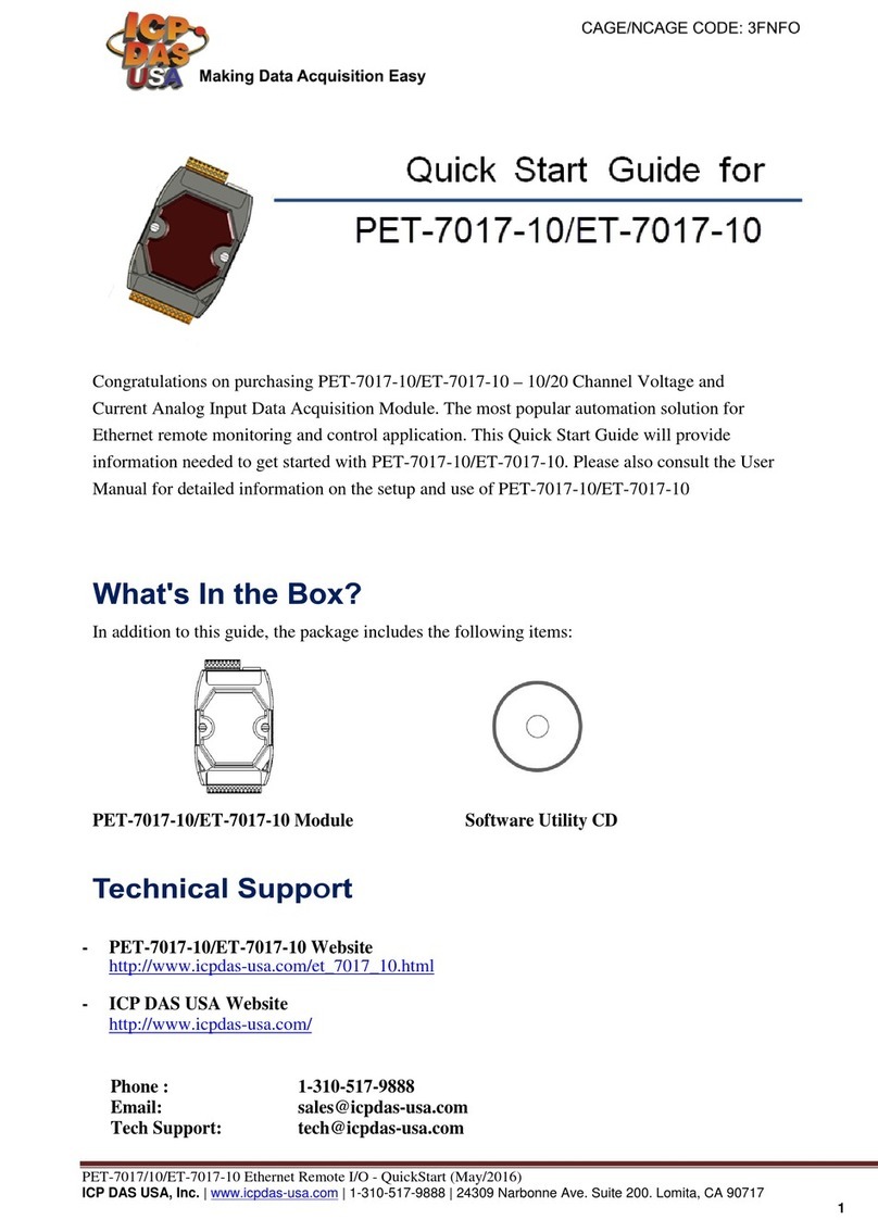 ICP DAS USA ET-7017-10 User manual ICP DAS USA ET-7017-10 User manual