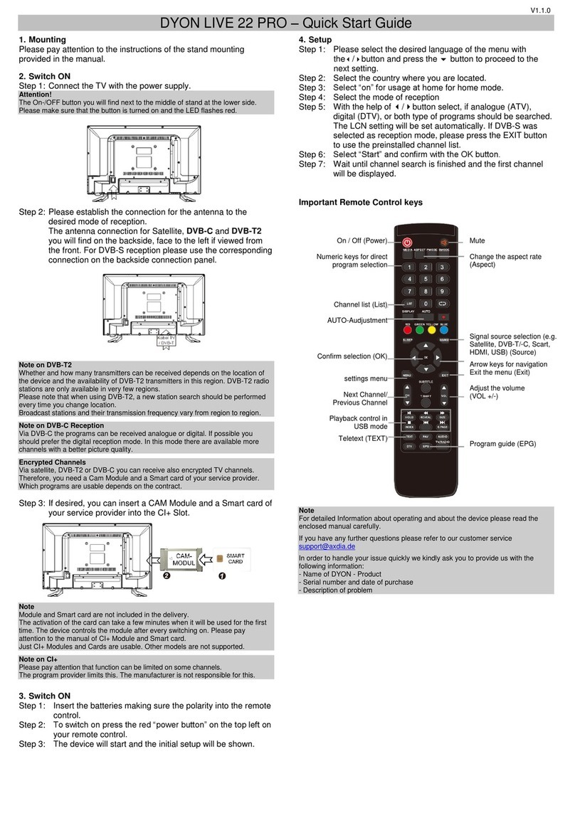 Dyon LIVE 22 PRO User manual Dyon LIVE 22 PRO User manual