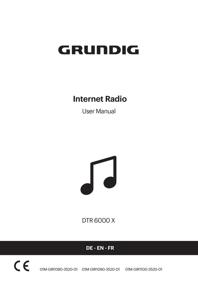 Grundig DTR 6000 X User manual