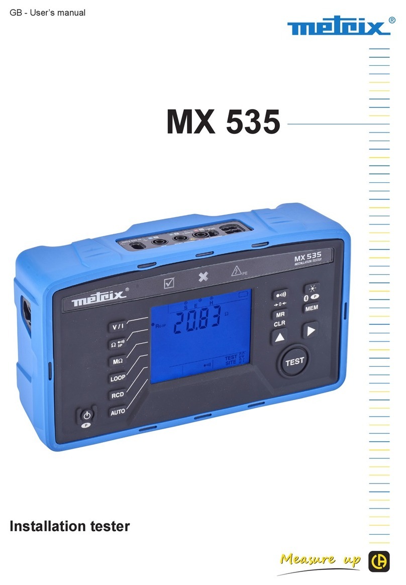Metrix MX 535 User manual Metrix MX 535 User manual