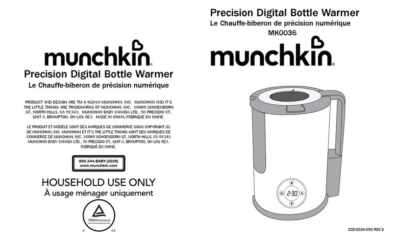 Munchkin MK0036 User manual Munchkin MK0036 User manual
