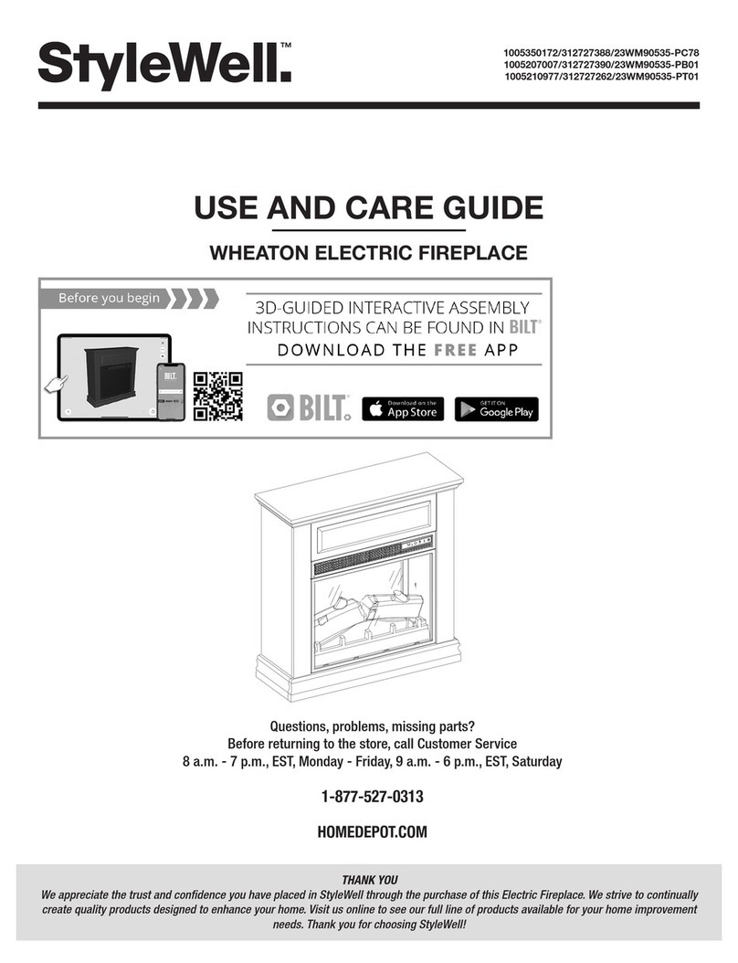 StyleWell WHEATON Use and care guide