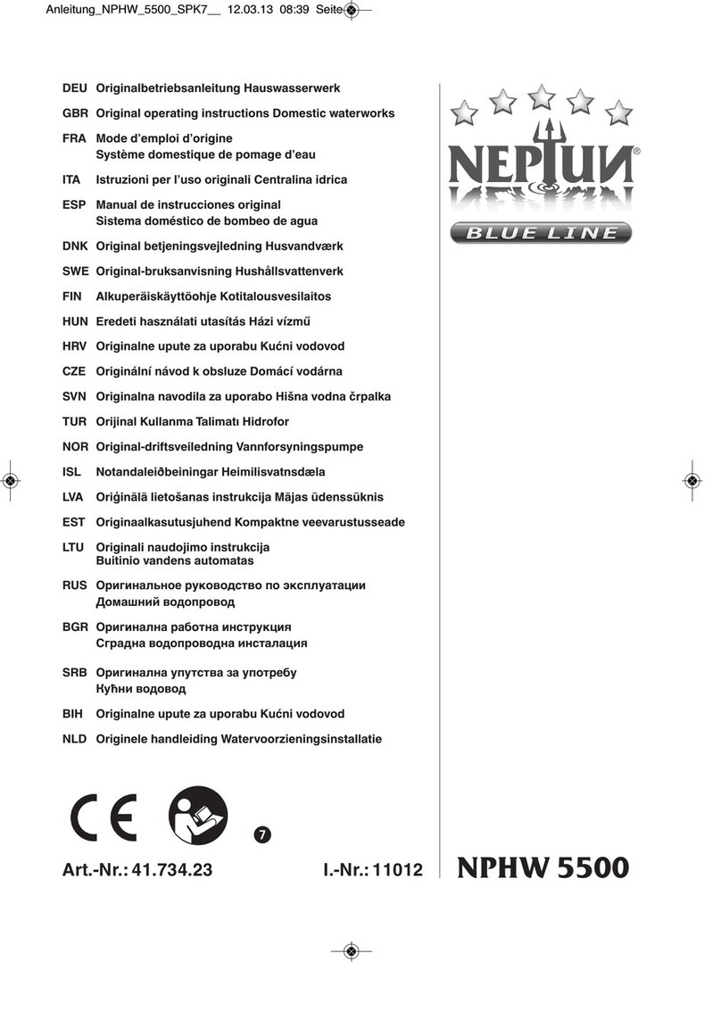 Neptun NPHW 5500 operating instructions