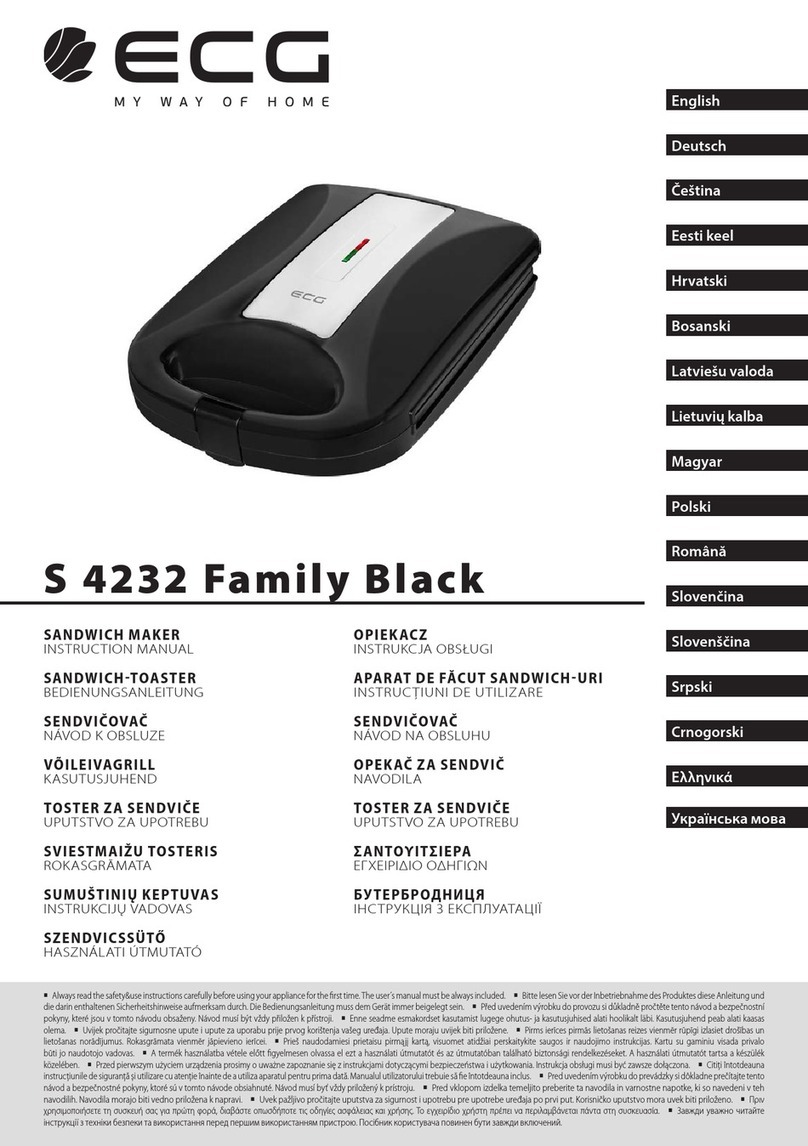 ECG S 4232 Family Black User manual