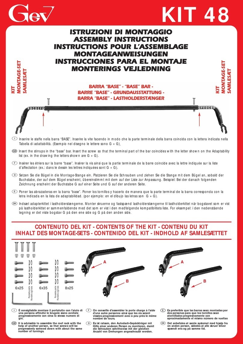 GEV BASE KIT 48 Assembly instructions