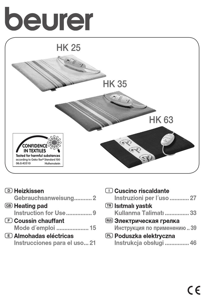 Beurer HK 63 Instructions for use