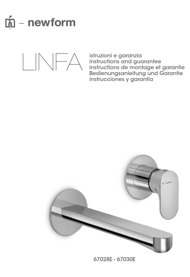 newform LINFA 67028E Instructions and guarantee