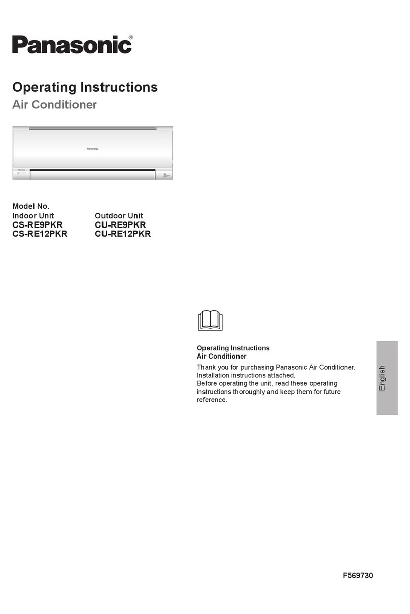 Panasonic CS-RE12PKR User manual Panasonic CS-RE12PKR User manual
