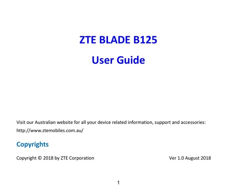 Zte BLADE B125 User manual