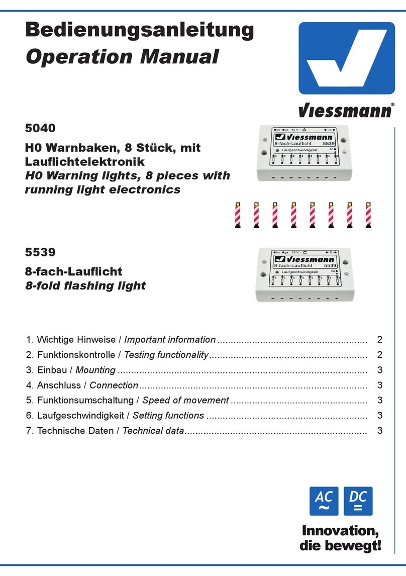 Viessmann 5539 Operation manual