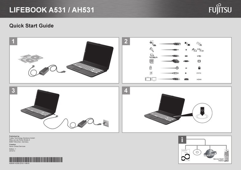 Fujitsu LIFEBOOK A531 User manual