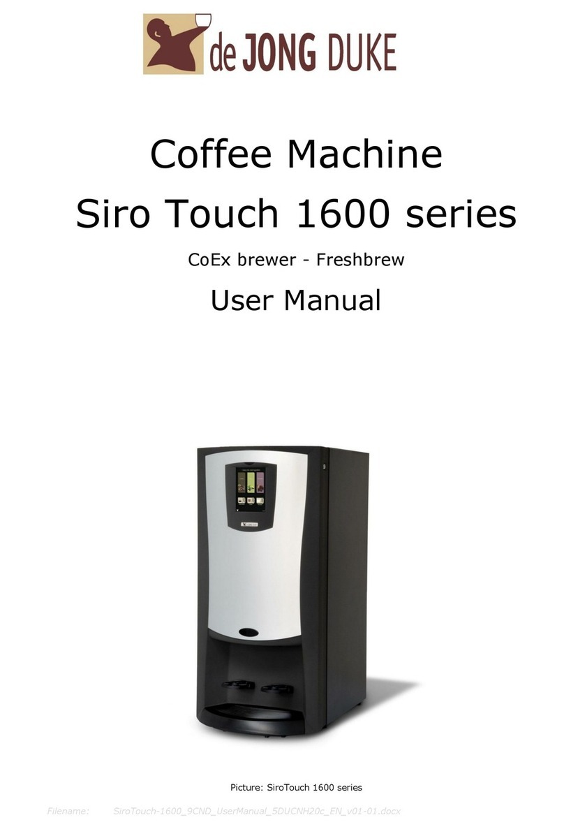 de Jong Duke Siro Touch 1600 user manual