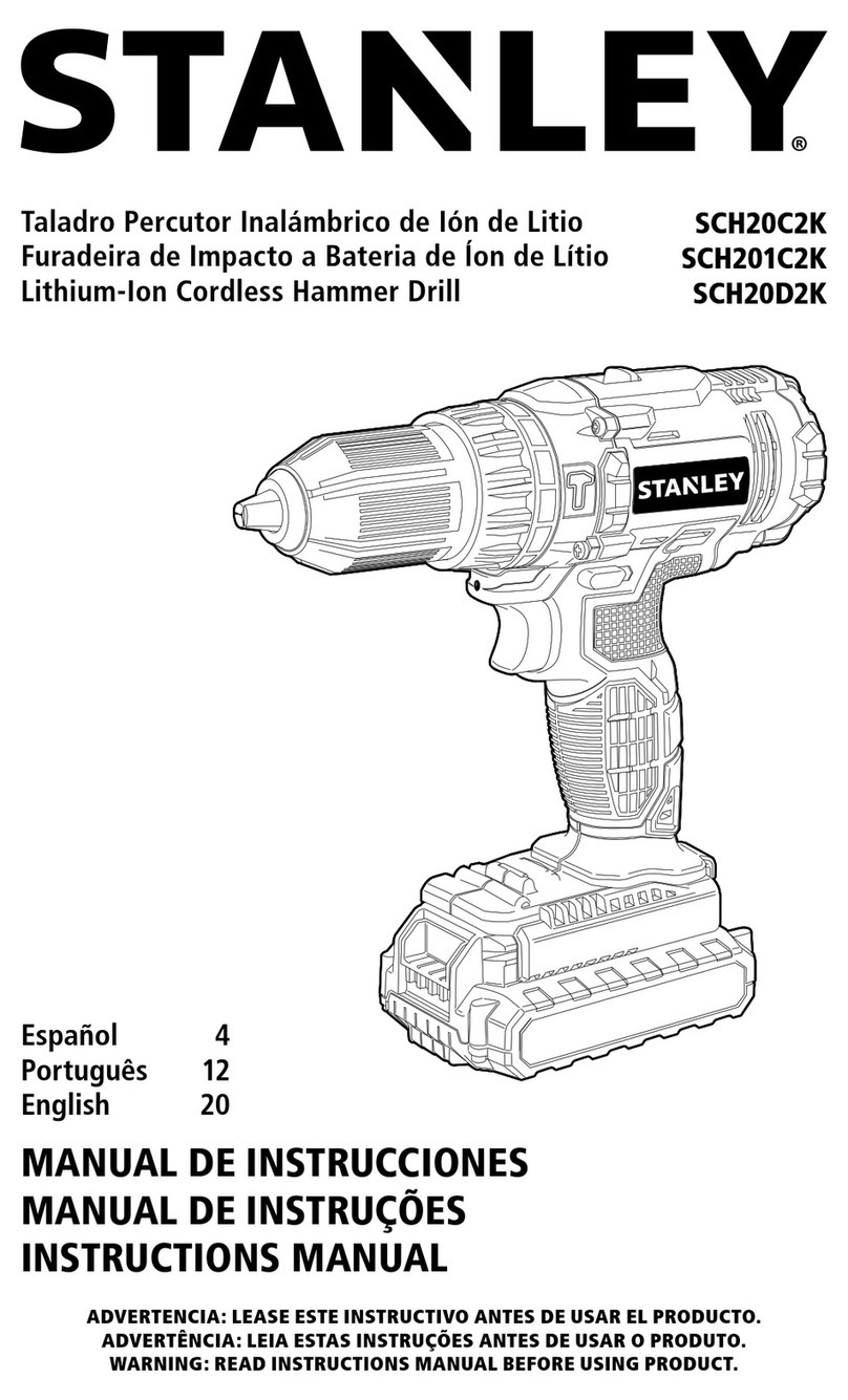 Stanley SCH20C2K-BR User manual
