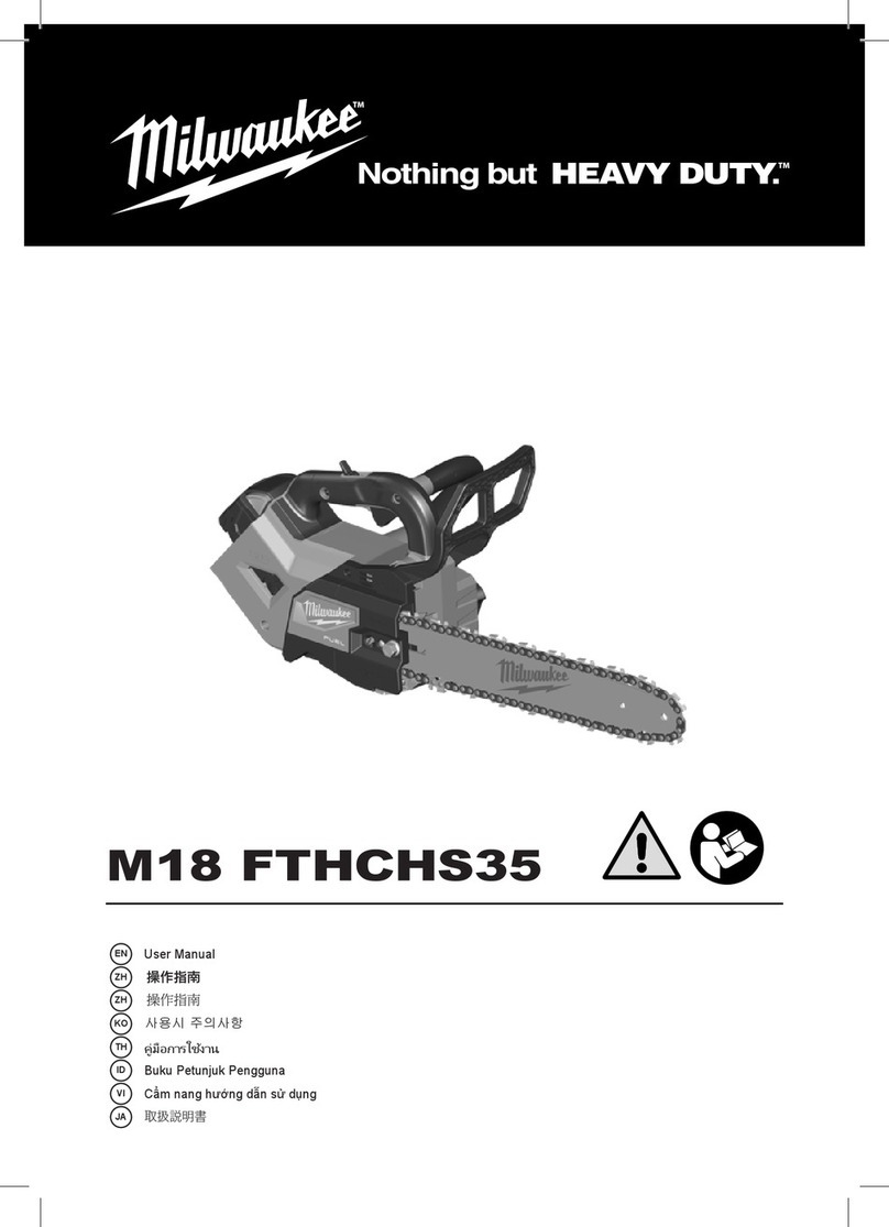 Milwaukee M18 FTHCHS35 user manual Milwaukee M18 FTHCHS35 user manual