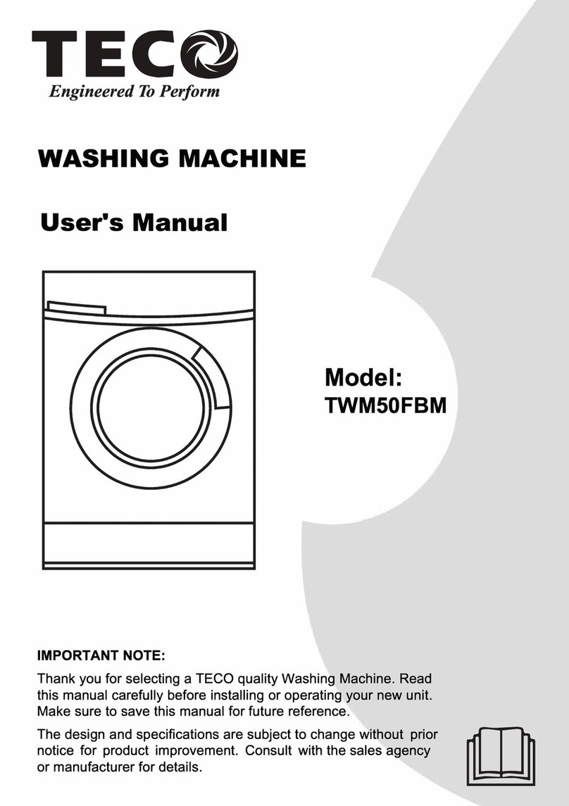 TECO TWM50FBM user manual