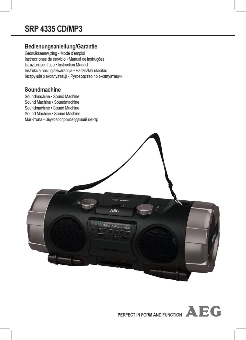 AEG SRP 4335 User manual