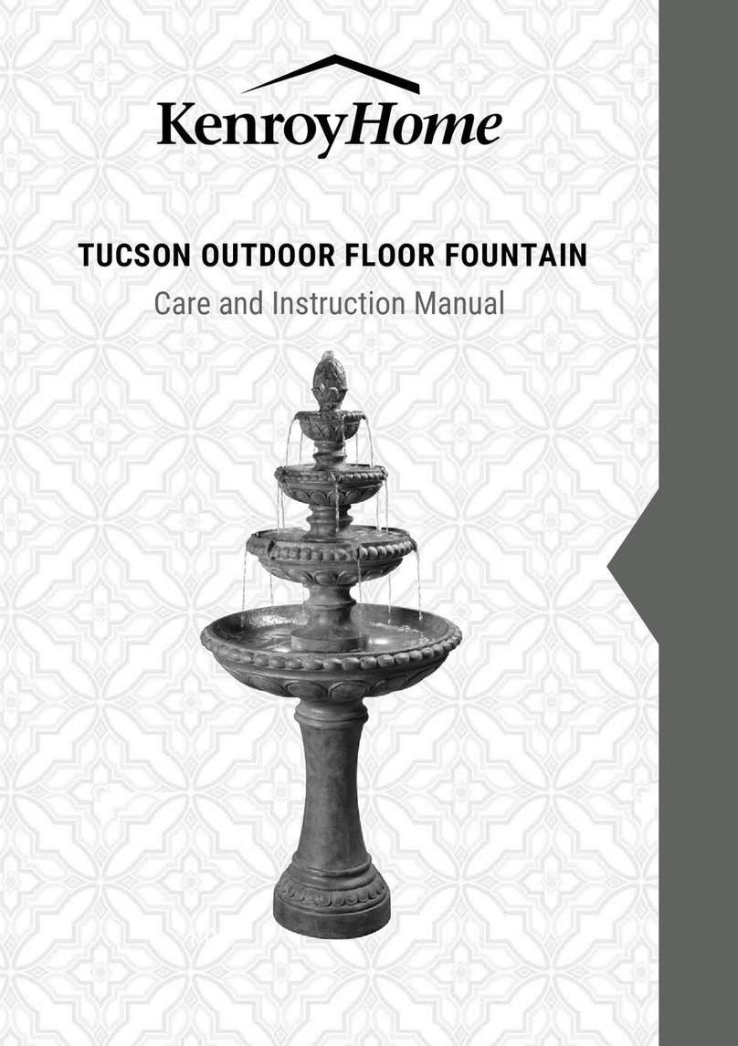 Kenroy Home TUCSON Installation guide Kenroy Home TUCSON Installation guide