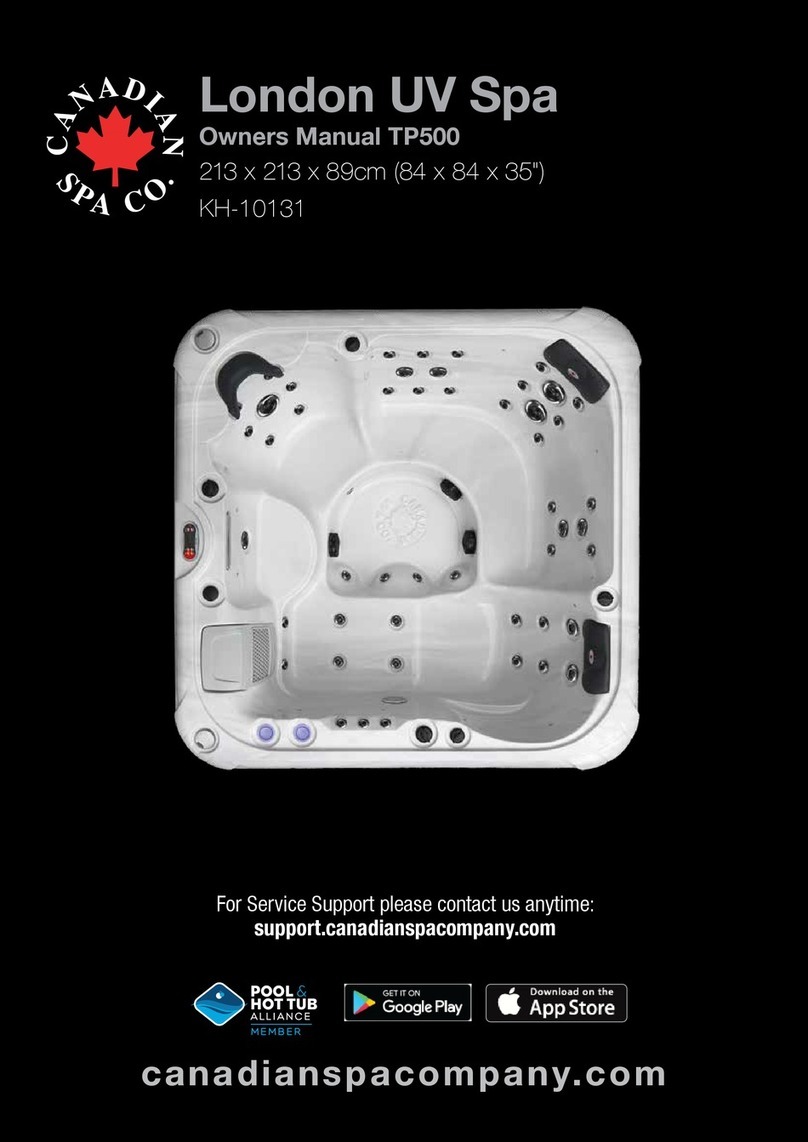 Canadian Spa London UV Spa KH-10131 owner's manual