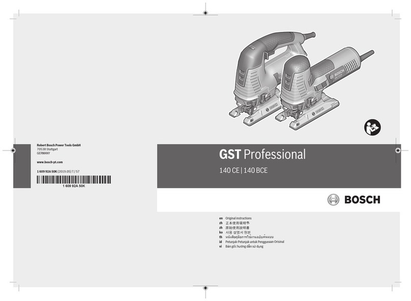 Bosch GST 140 BCE User manual