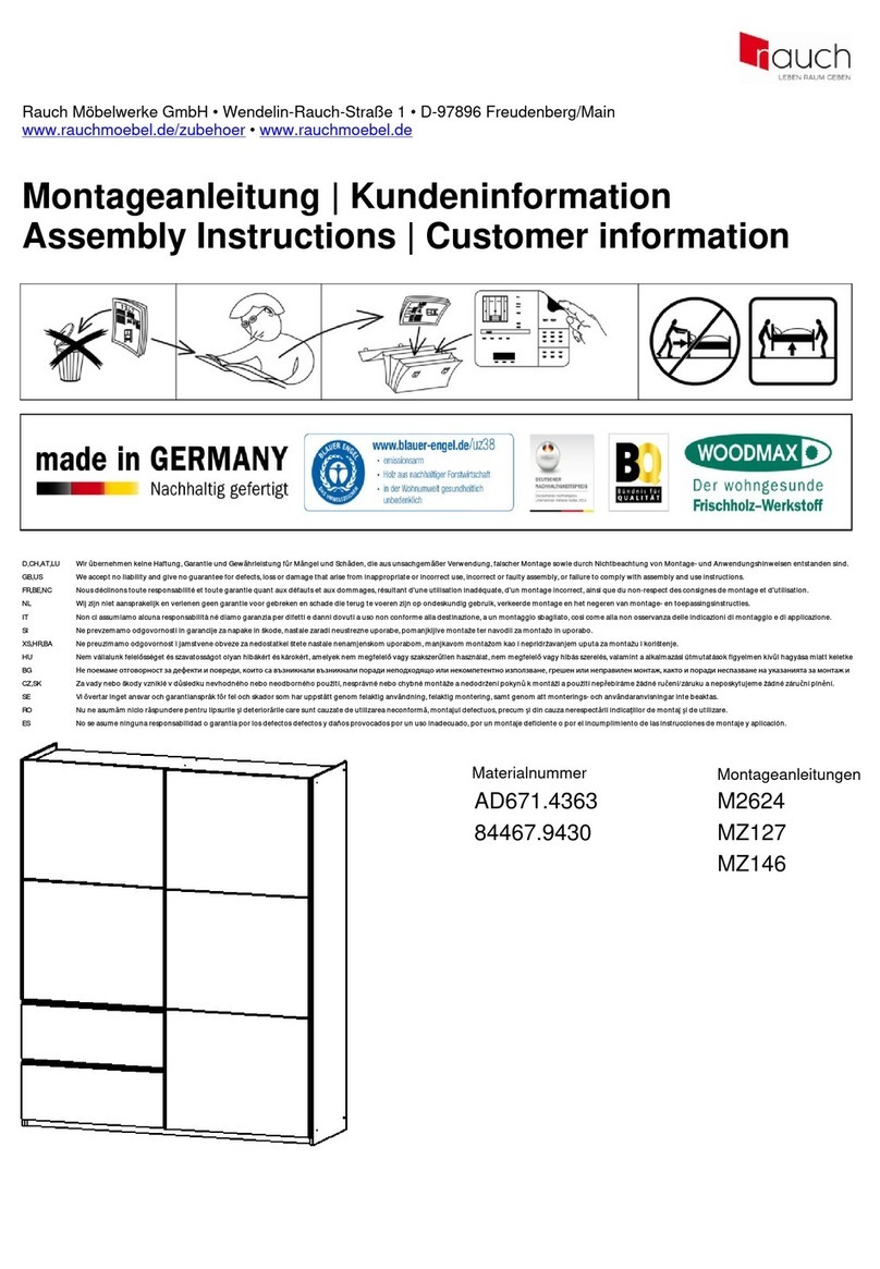 Rauch M2624 Assembly instructions