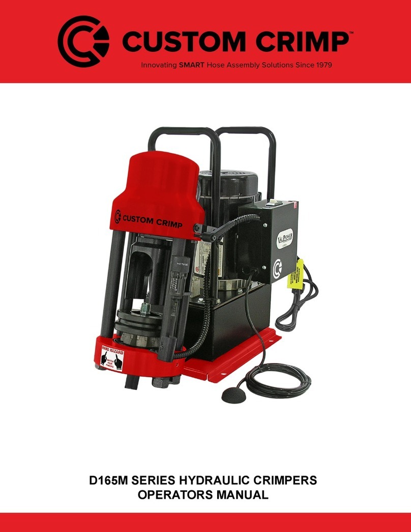 CustomCrimp D165M Series User manual