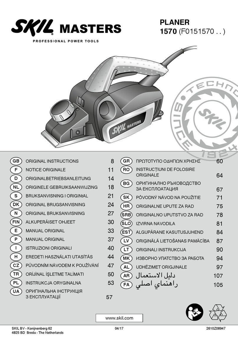 SKIL MASTERS 1570 instructions