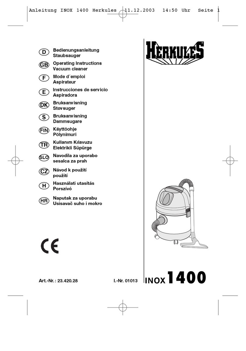 HERKULES INOX1400 operating instructions