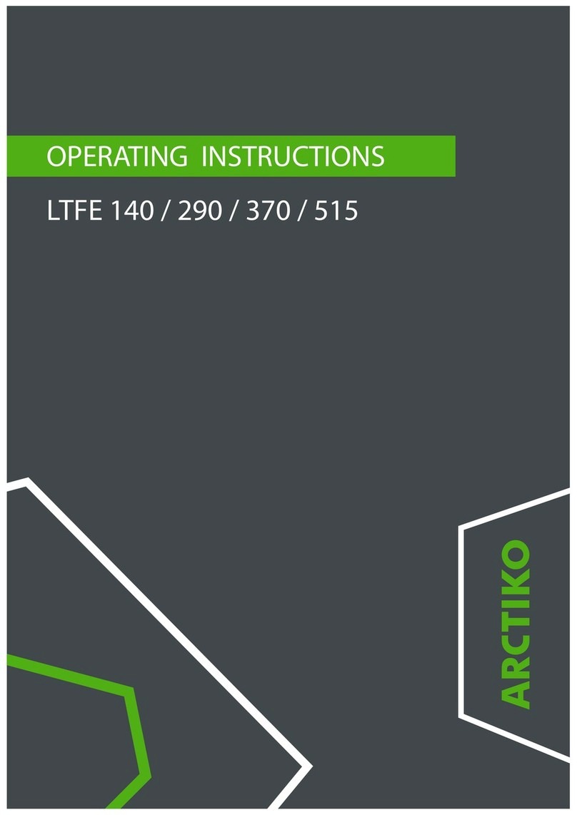 Arctiko LTFE 140 operating instructions