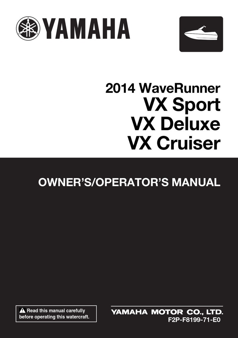 Yamaha WaveRunner VX Sport 2014 Owner's manual