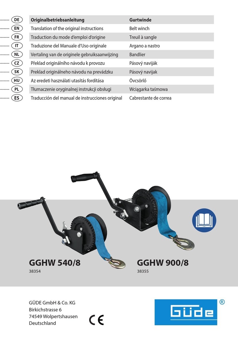 Gude GGHW 540/8 User manual