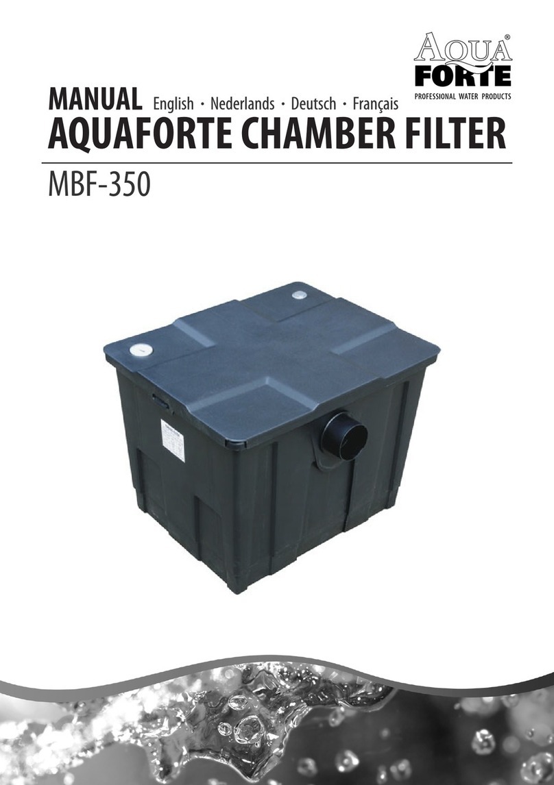AQUA FORTE MBF-350 User manual