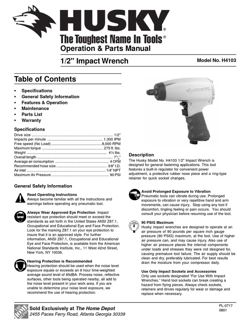 Husky H4103 Application guide Husky H4103 Application guide