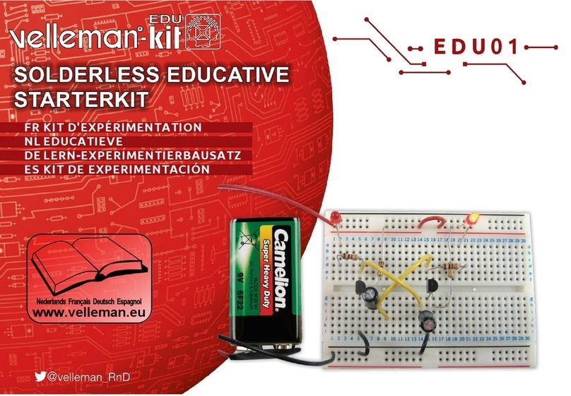 Velleman-Kit EDU01 manual