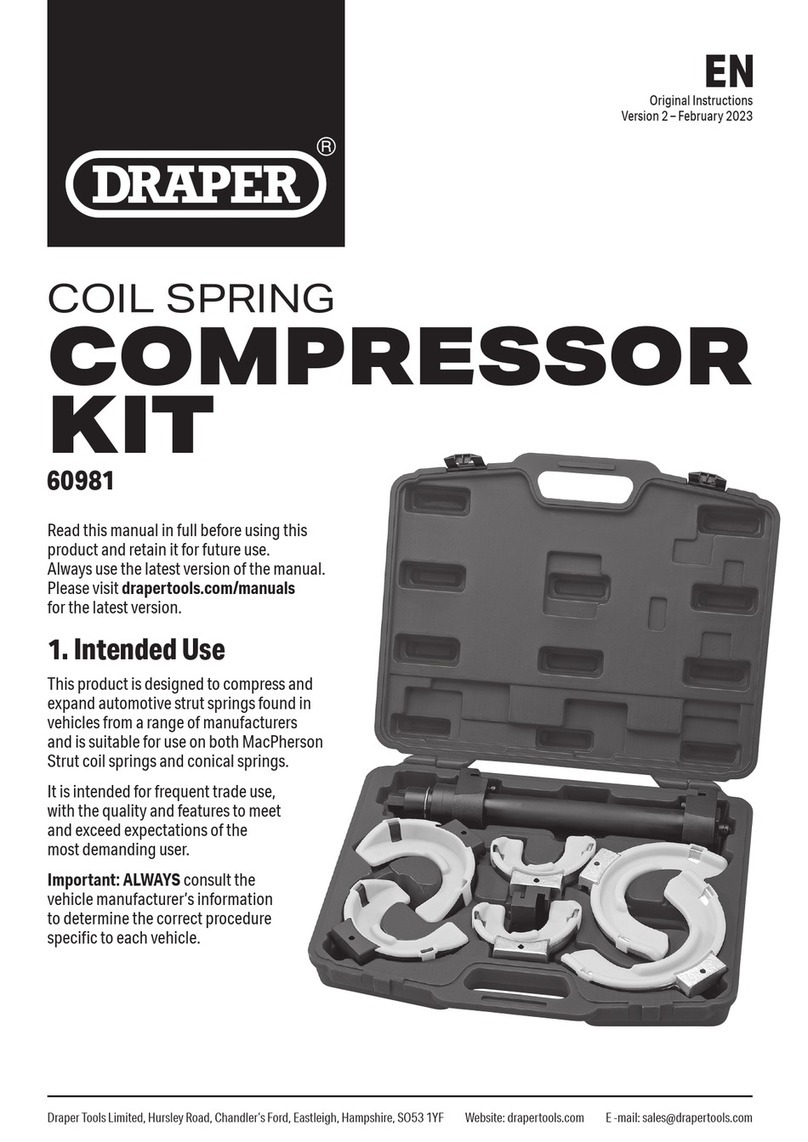 Draper 60981 User manual