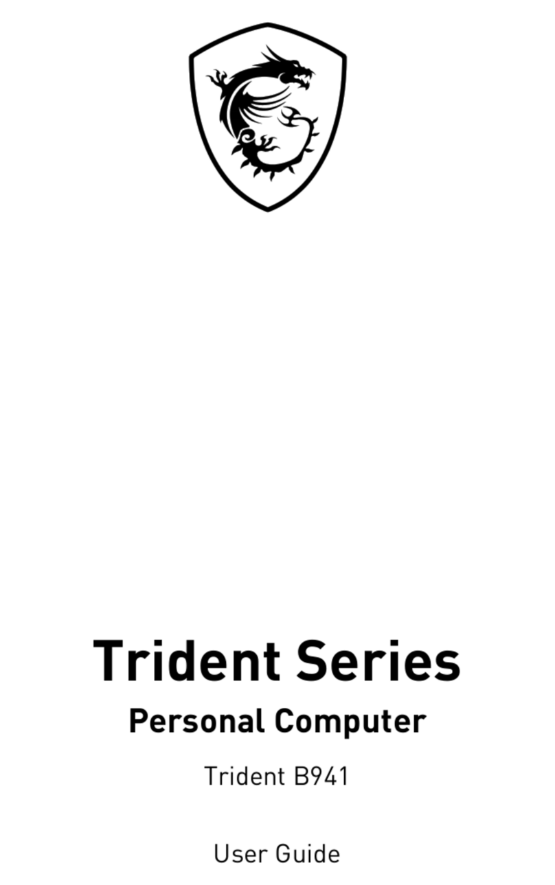 MSI Trident B941 User manual