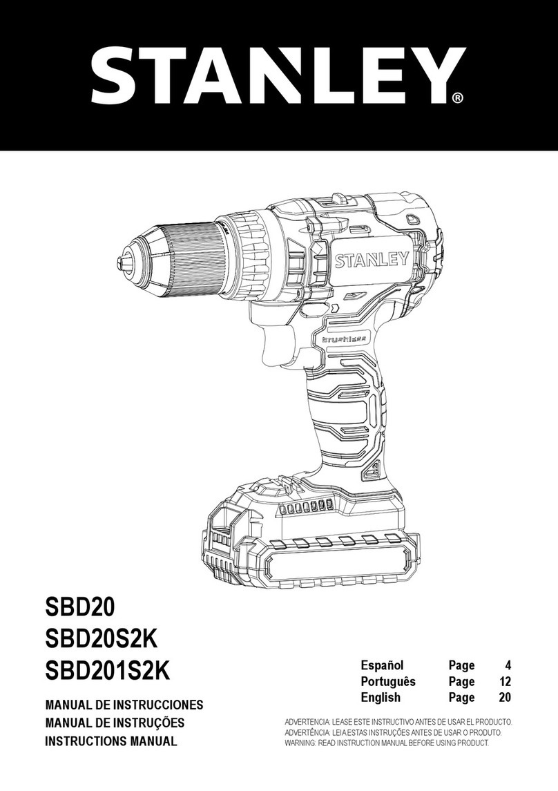 Stanley SBD201S2K instruction manual